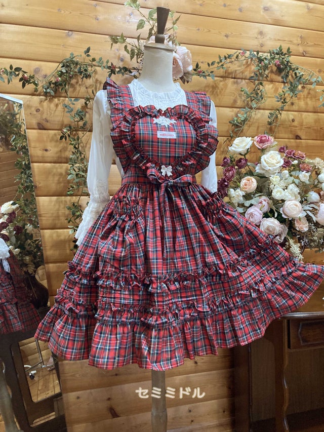 momokohouse#モモコハウス #フリルエプロン