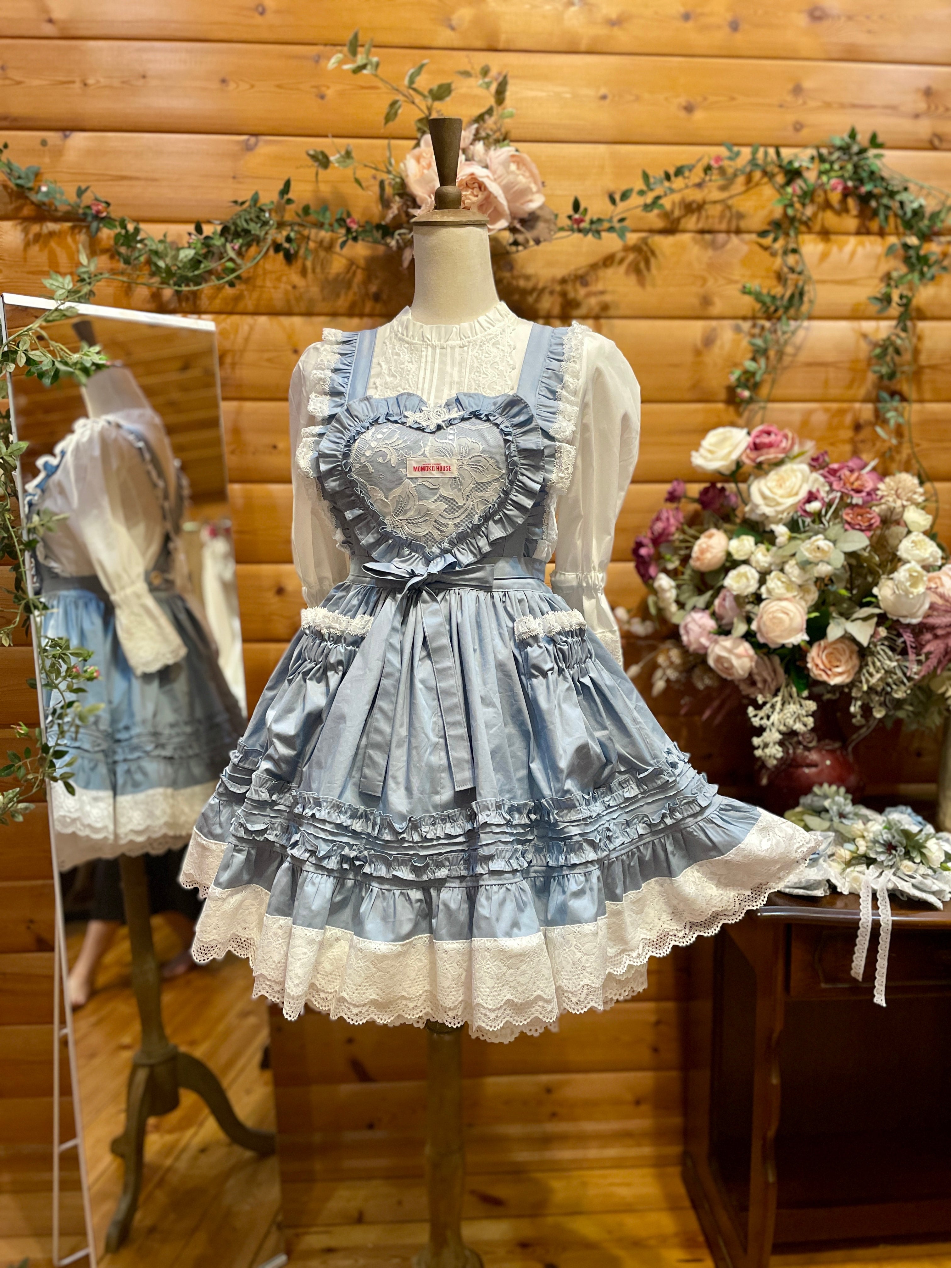 新品 モモコハウス MOMOKO HOUSE 定番 エプロン　ミドル エプロン | モモコハウス