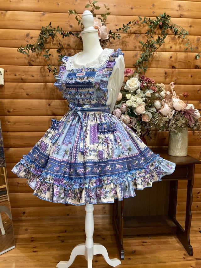 momoko house ミディ丈 エプロン ワンピース エプロン | モモコハウス