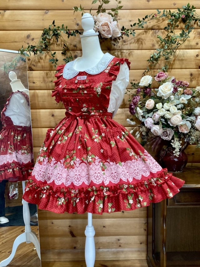 k*a様 モモコハウス　赤チェックエプロン エプロン | モモコハウス