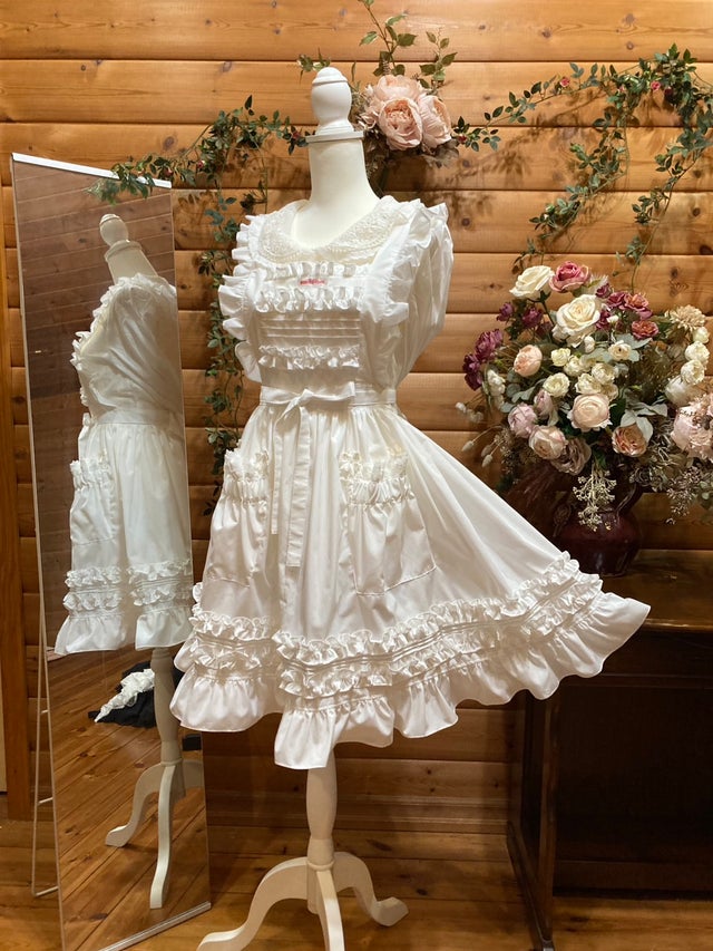 モモコハウス　白　エプロン　ミニ すべての商品 | モモコハウス