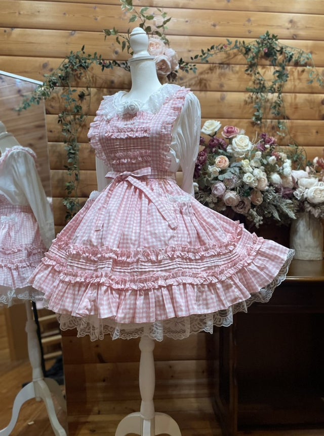 週末、セール、ピンクハウス　リボンフリルエプロン エプロン | モモコハウス