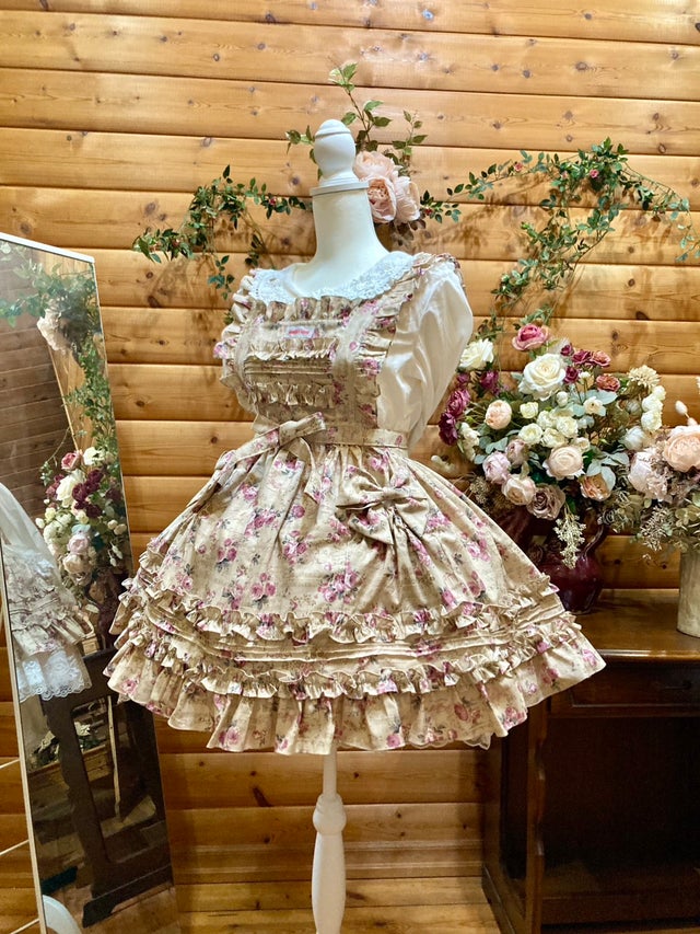 モモコハウス 309SE)白⭐️タータンチェック⭐️定番⭐️フリル